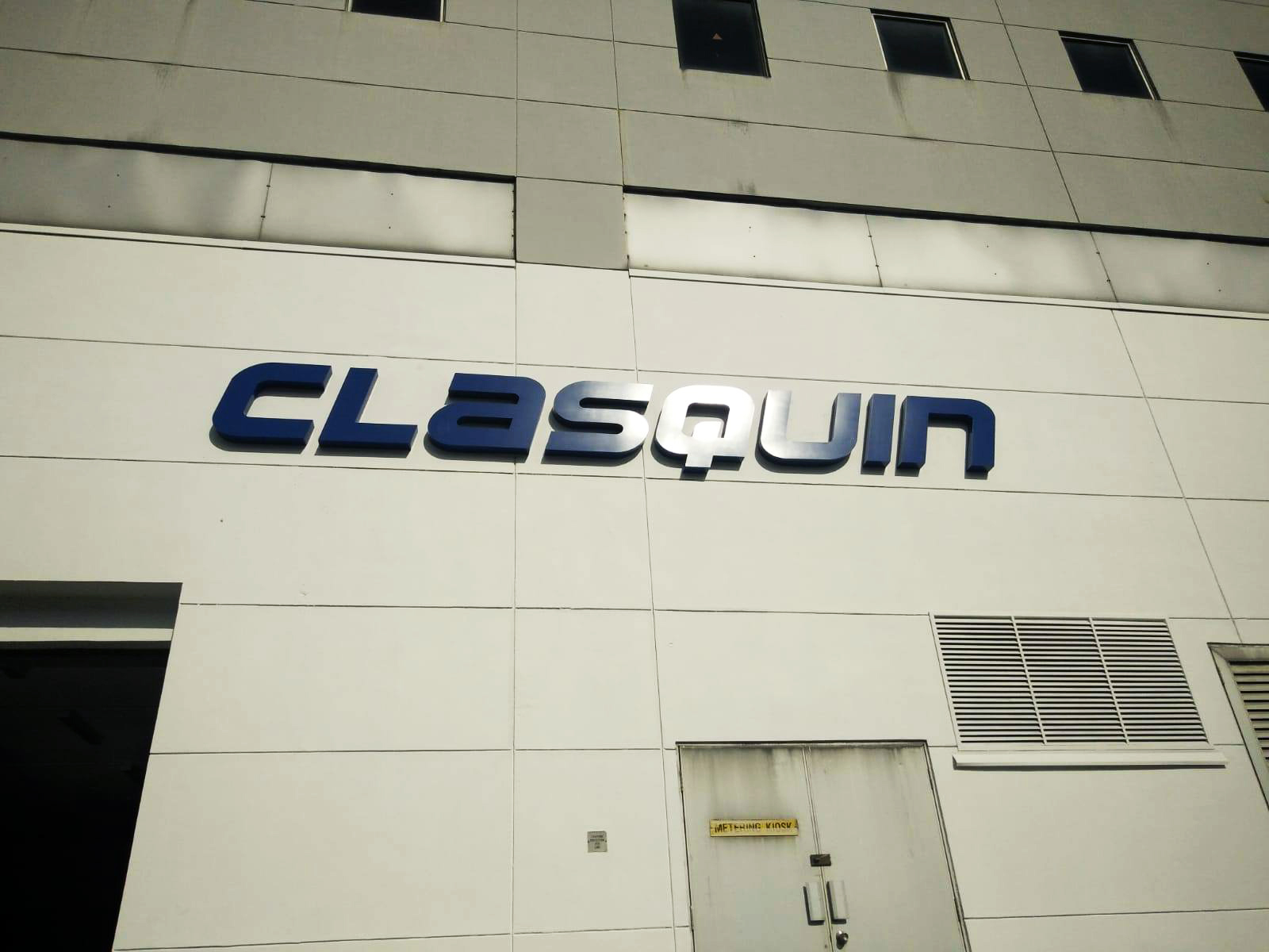 Custom building signage installed by Creation Art Singapore